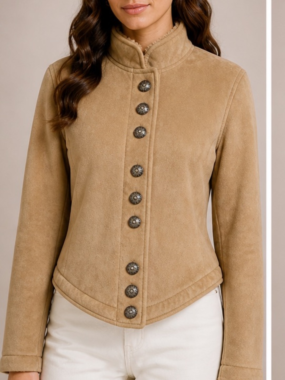 Country Clothing Co. Faux Suede Jacket Cheyenee Collection Womens  Small GUC